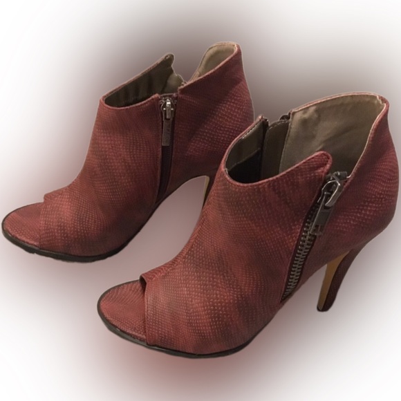 Michael Antonio Plum Lia Snake Bootie Size 7.5 - Picture 2 of 6